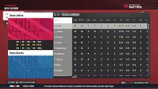 All Star Game Box Score