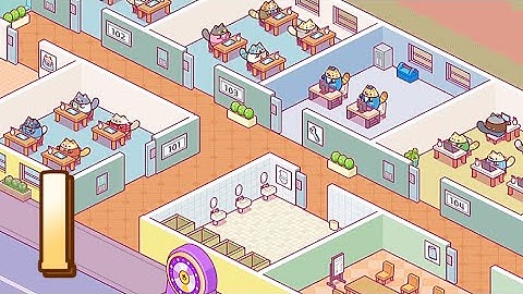 ✅ Office Cat Tycoon：Idle games / Gameplay Walkthrough / Part 1