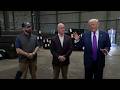 President Trump Participates in a Local Factory Tour