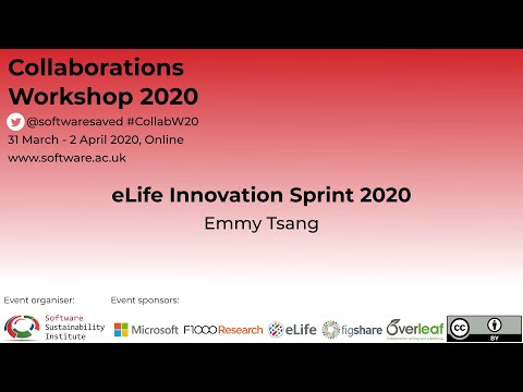 eLife Innovation Sprint 2020 - CW20 Lightning Talk