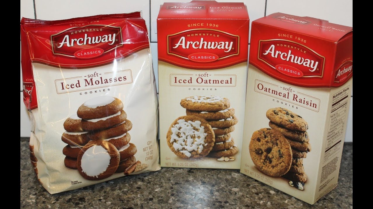 Archway Classics Soft Cookies Iced Molasses Iced Oatmeal Oatmeal 