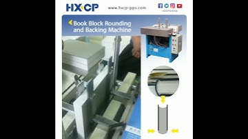 HXCP HX100BR Book Block Back Rounding Machine