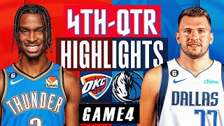 Oklahoma City Thunder vs Dallas Mavericks Game 4 Highlights 4th-QTR | May 13 | 2024 NBA Playoffs