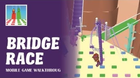 Bridge Race Mobile Game Walkthrough | 15-19 Levels (Android, ios)