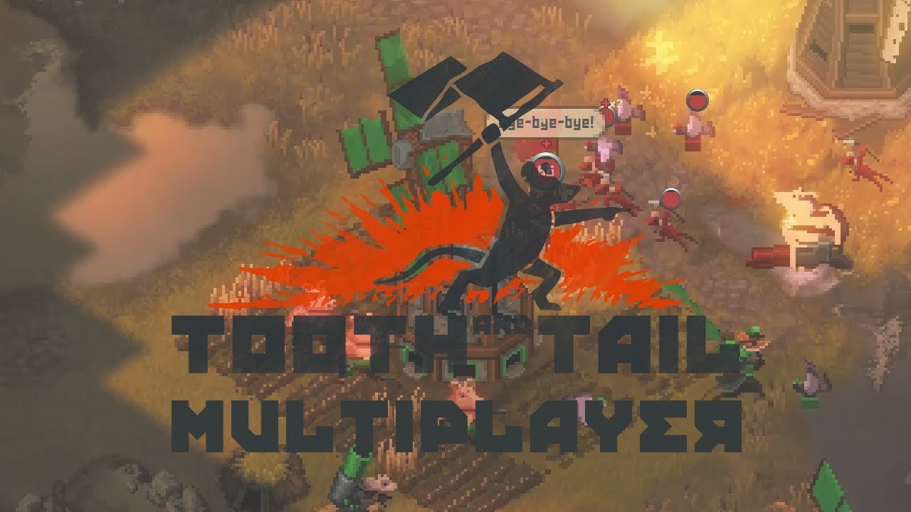 Badger, Badger, Badger, Minigun! Tooth and Tail Multiplayer