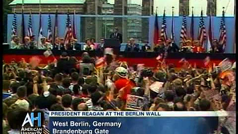 President Ronald Reagan Clip: "Tear Down This Wall"