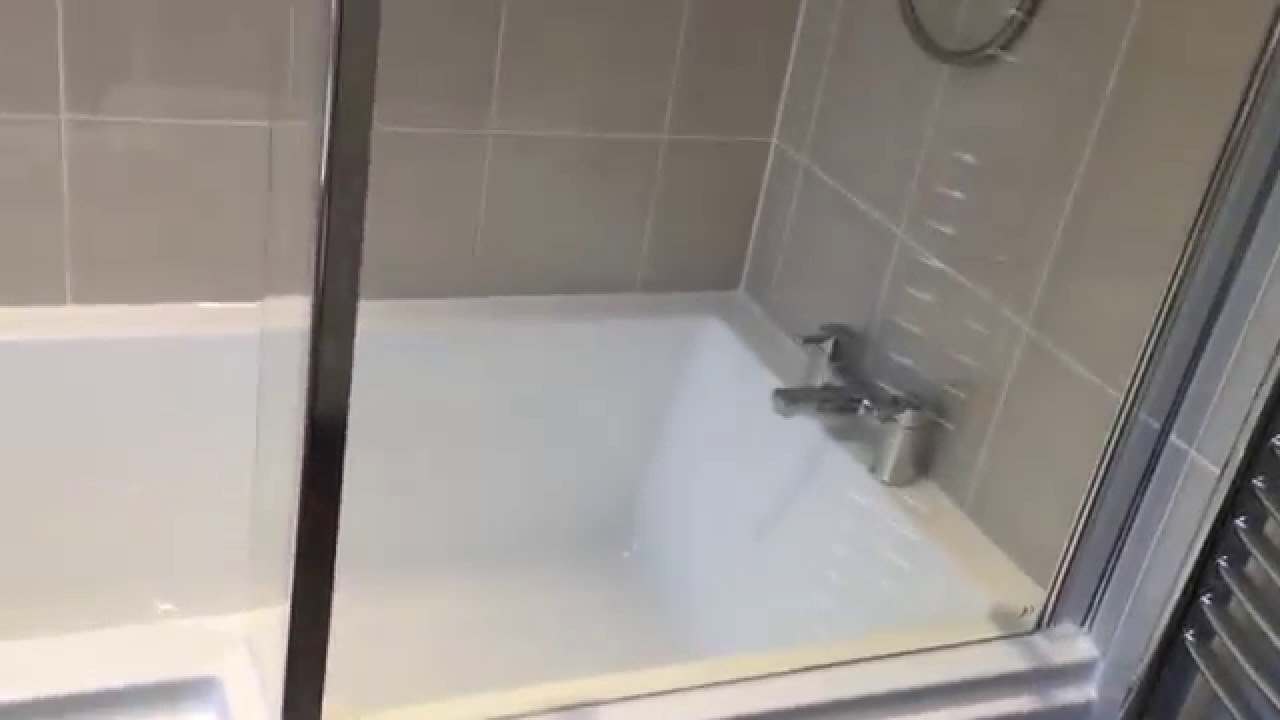 Bathroom ideas L shape bath YouTube