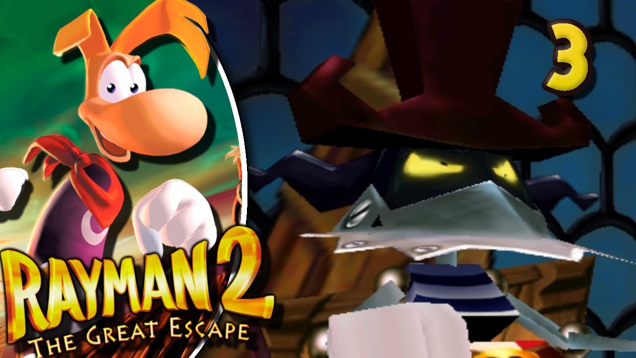 MONSTRUOS DE PESADILLA Y SURFING DE VELOCIDAD - Rayman 2 The Great ...