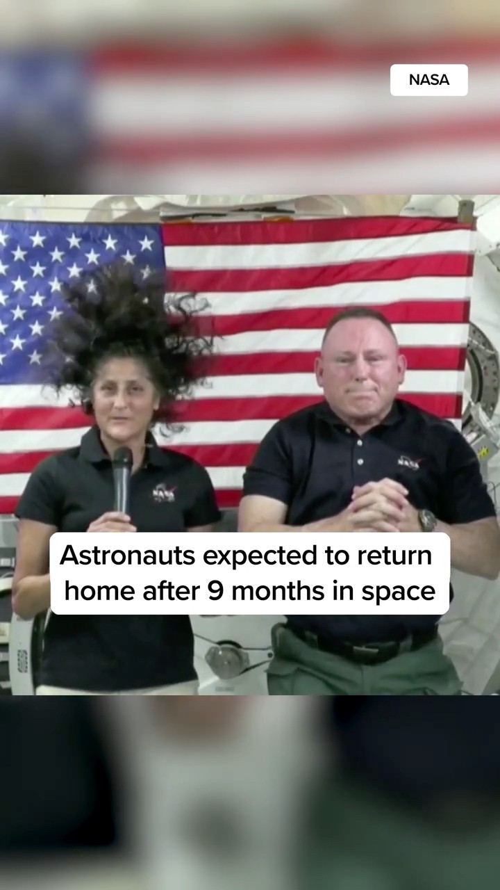 Astronauts expected to return home after 9 months in space