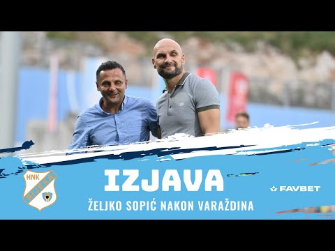 Željko Sopić nakon Varaždina - 7. kolo (2023./2024.)