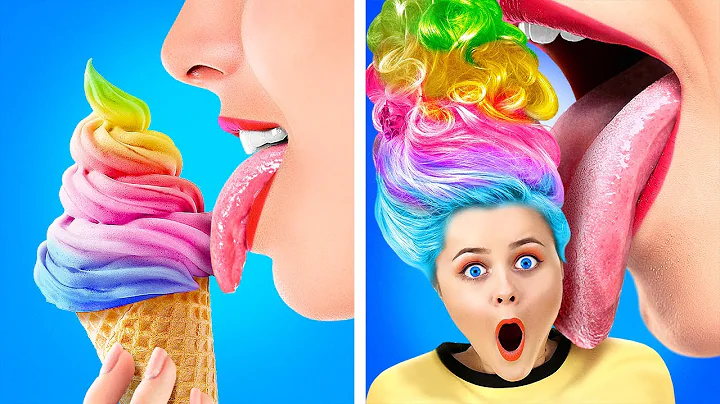 IF FOOD WERE PEOPLE || Funny Pranks and Food Hacks by 123 GO! Live