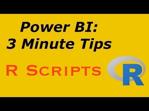 Video: Hoe voer je een R in power bi uit?