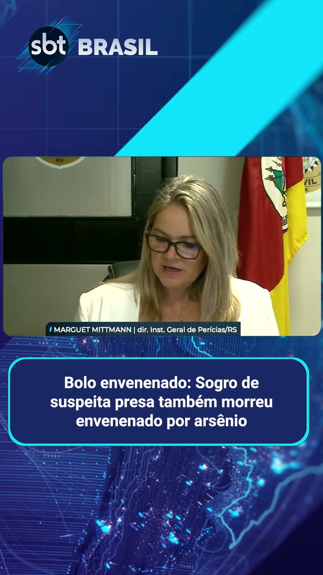 Sogro de suspeita de envenenar bolo também ingeriu arsênio antes de morrer | SBT Brasil (10/01/25)