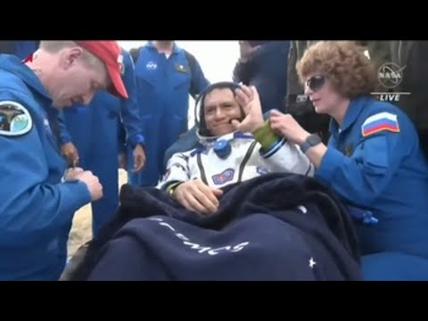 El astronauta Frank Rubio vuelve a la Tierra con un récord para la NASA y los hispanos