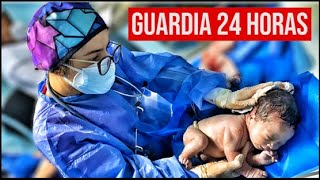 Guardia de 24 HORAS Como Estudiante de Medicina | 24 horas en un Hospital | Mentes Médicas
