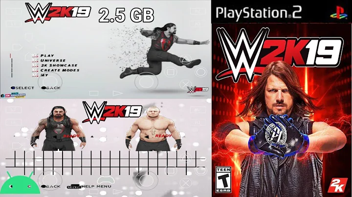 WWE 2K19 PS2 Game For Official Aether SX2 PS2  Emulator On Android | Gameplay