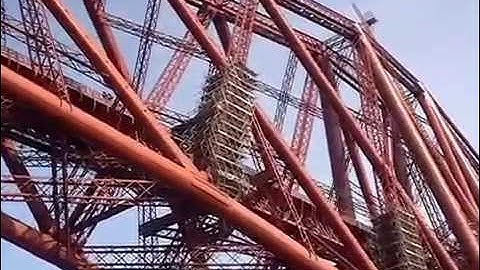 Sailing Under The Forth Railway Bridge Firth Of Forth Scotland