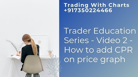 How to add CPR on price graph - Trader Education Series - Video 2
