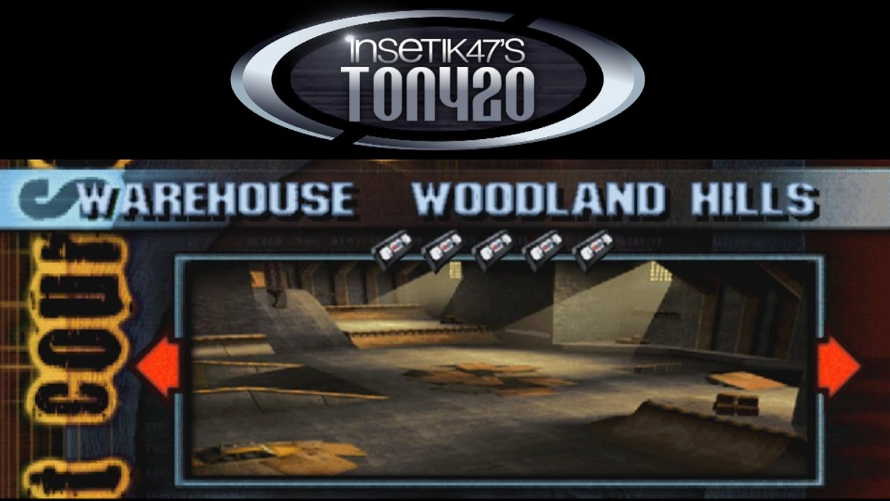 PS1] - Tony Hawk's Pro Skater - [Parte 1 - Warehouse Woodland