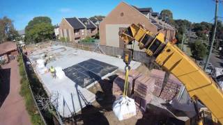 Duplex Building Time-lapse construction Video