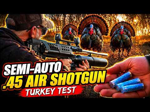 A Semi-Auto Air SHOTGUN? Turkey Hunting with the Rattler .45