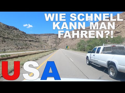 Video: Gibt es in den USA eine Autobahn ohne Geschwindigkeitsbegrenzung?