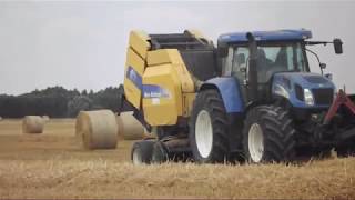 Видео ***Żniwa Pszeniczne 2017 część 2***NH T7550|NH BR 750A| (автор: The Łódzkie Agriculture)