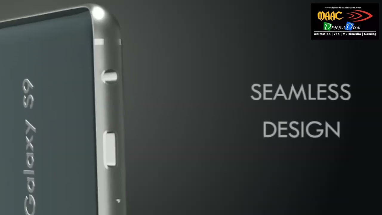 Element 3D Samsung Mobile Pack Shot in After Effect by MAAC Dehradun Student