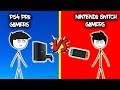 PS4 Pro Gamers VS  Nintendo Switch Gamers