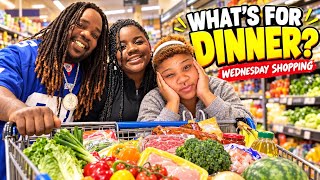 🛒 WEDNESDAY NIGHT DINNER STARTS AT THE GROCERY STORE! 🍽️ | Trimble Family Shopping Vlog