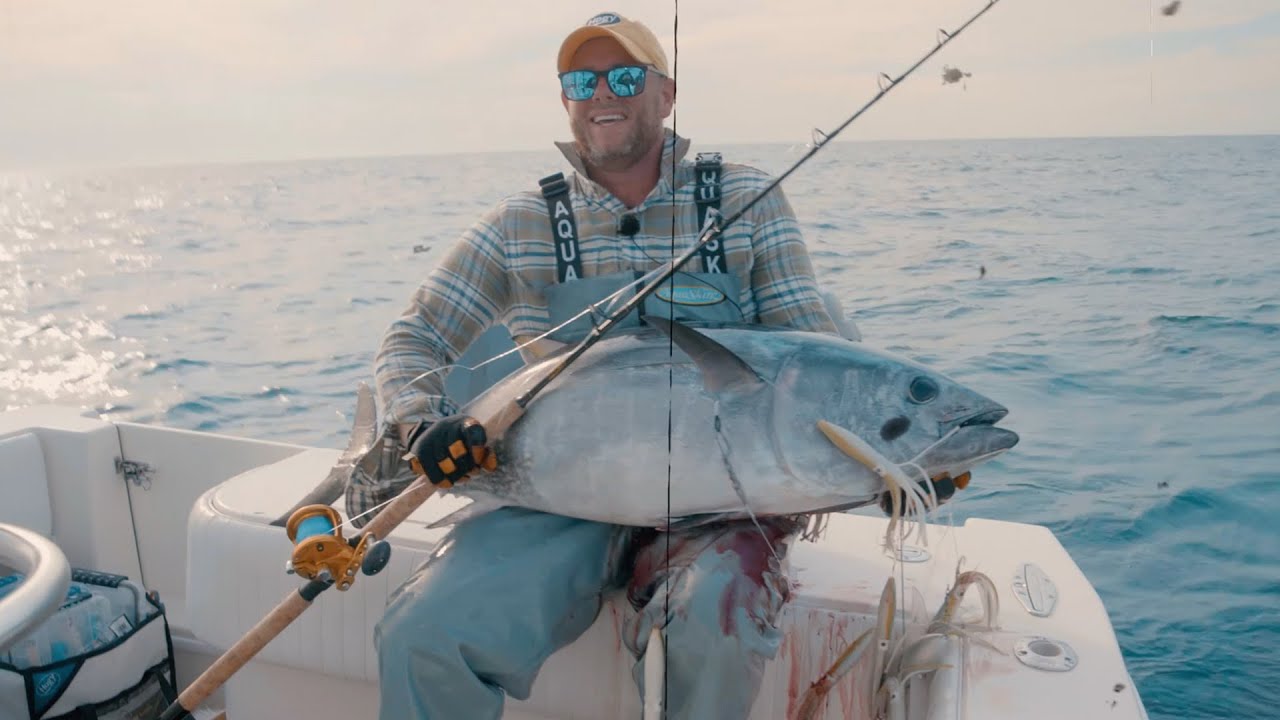 No Outrigger Bluefin Tuna Trolling + Hogy Directional Bird Bar 