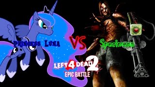 Princess Luna Vs Killing Floor Zombies - Epic Battle - Left 4 dead 2 Gameplay (Left 4 dead 2 mods)