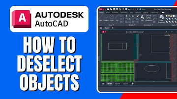 How to Deselect Objects in AutoCAD