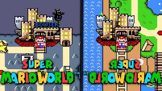 Super Mario World (Inverted) - dlroW oiraM repuS #7 Yoshi's Island (Mirror Mode). ᴴᴰ