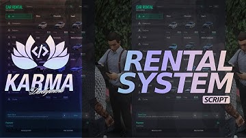 Fivem - Karma Developments Vehicles Rental System [QBCore/ESX]
