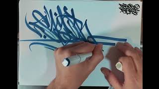 Graffiti Handstyle “Skores” graffiti tag - graffiti letters - handstyler