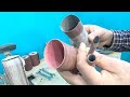DIY/ Как склеить муфты на шлифовальные барабаны / how to glue a coupling on the sanding drums