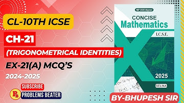 TRIGONOMETRICAL IDENTITIES || MCQ
