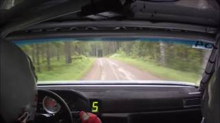 2017 Rally Edane ss2 Snabbast på SS