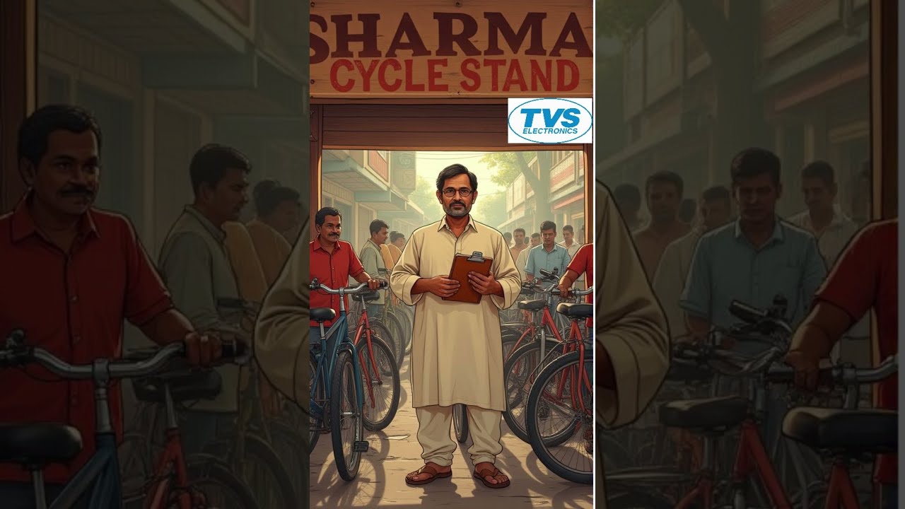 TVS I9100 Pos Bike And Car Parking Stand Solution With TVSE Tvs Tvserial Tvselectronicsproducts