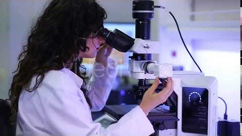 Microscope At Laboratory- Stock Video