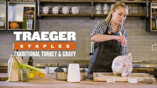 Get the turkey recipe:
https://www.traegergrills.com/recipes/poultry/traditional-thanksgiving-turkey
gravy https://www.traegergrills.com/reci...