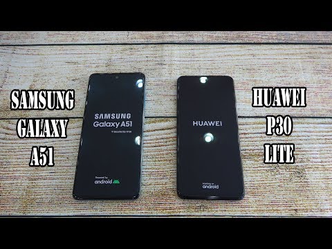 Samsung Galaxy A51 vs Huawei P30 Lite | SpeedTest and Camera comparison