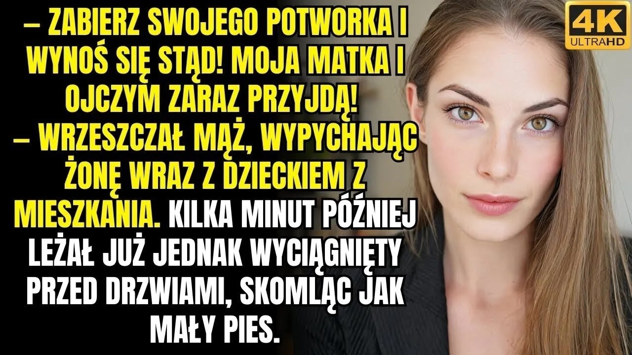 Usłyszałam trzask drzwi i słowa, które miały mnie zniszczyć: „Zabieraj swoje potworki i wynoś się stąd!”. Stałam na korytarzu, a moja córka ściskała moją rękę, patrząc na zamknięte drzwi z dziwnym...