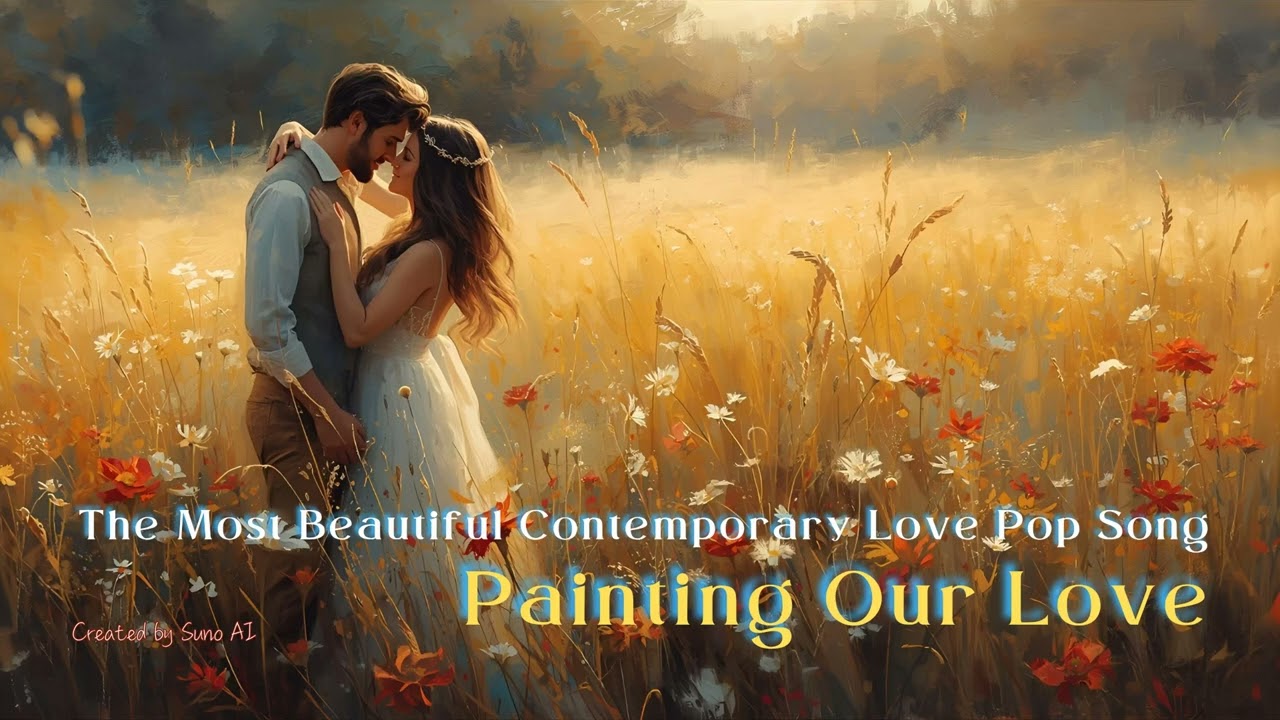 🎨 Painting Our Love | Contemporary Love Pop 2025 | Romantic Song for Modern Hearts