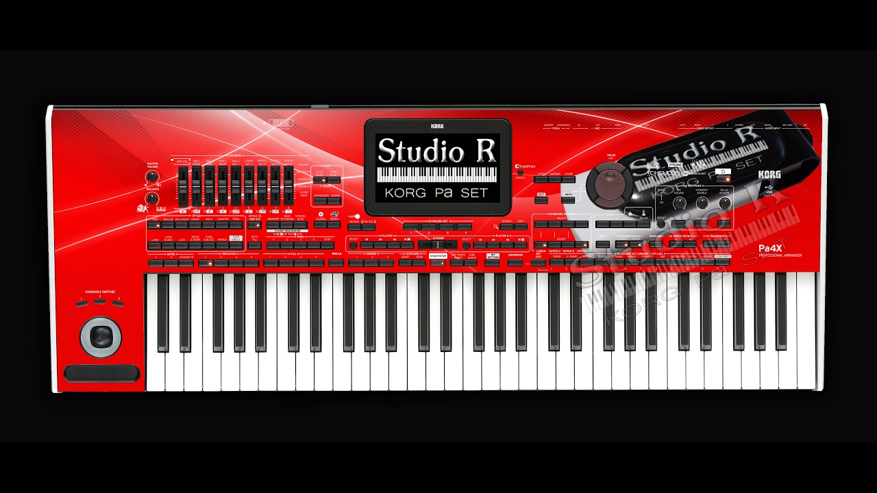 Korg Pa Series Sticker - Studio R - YouTube