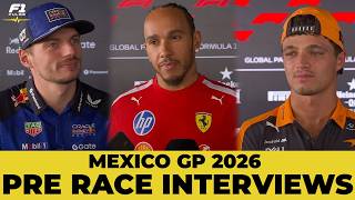 F1 Pre Race Drivers Interviews Mexico Grand Prix 2026