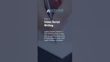 Master Video Script Writing on Day 7! Elevate Your Content Creation Game!