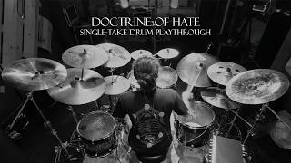 GODLESS - Doctrine of Hate (ONE-TAKE DRUM PLAYTHROUGH BY NIKHIL RAJKUMAR)