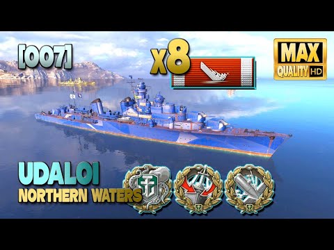 Destroyer Udaloi: 8 ships destroyed [OO7] - World of Warships